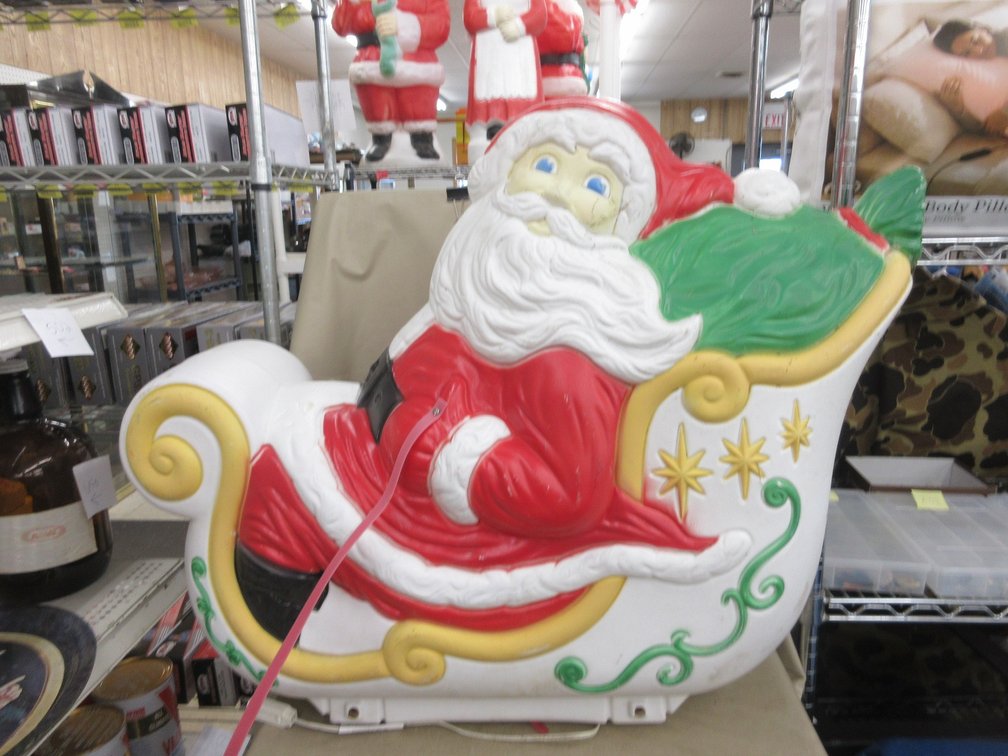 Blow mold Santa Clause