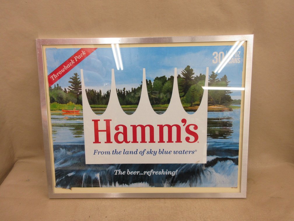 Framed Hamm's Throwback Pack cartoon