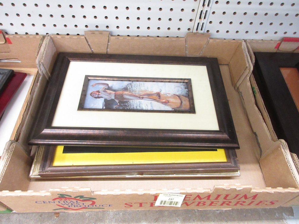 (3) Framed pin-ups