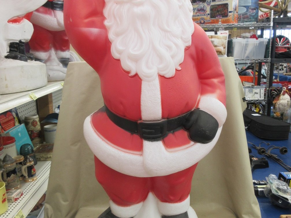 Blow mold Santa Claus