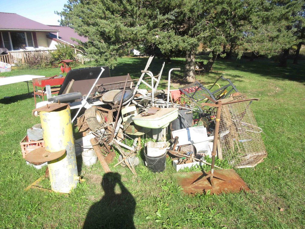 Group of scrap iron