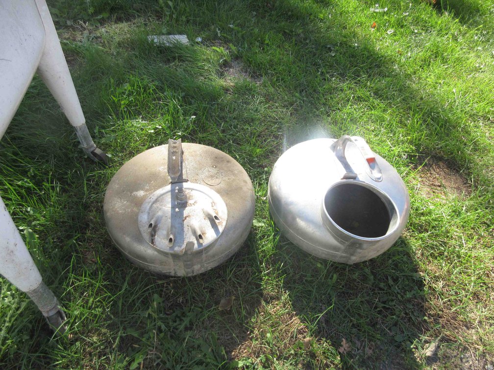 (2) Surge milker cans
