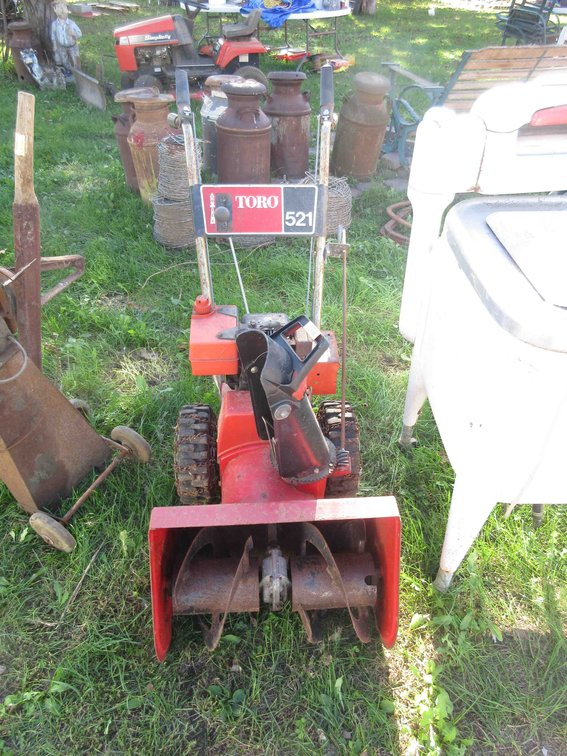 Toro 521 gas snowblower