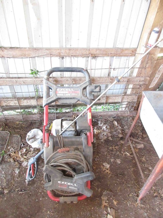 Excell gas pressure washer