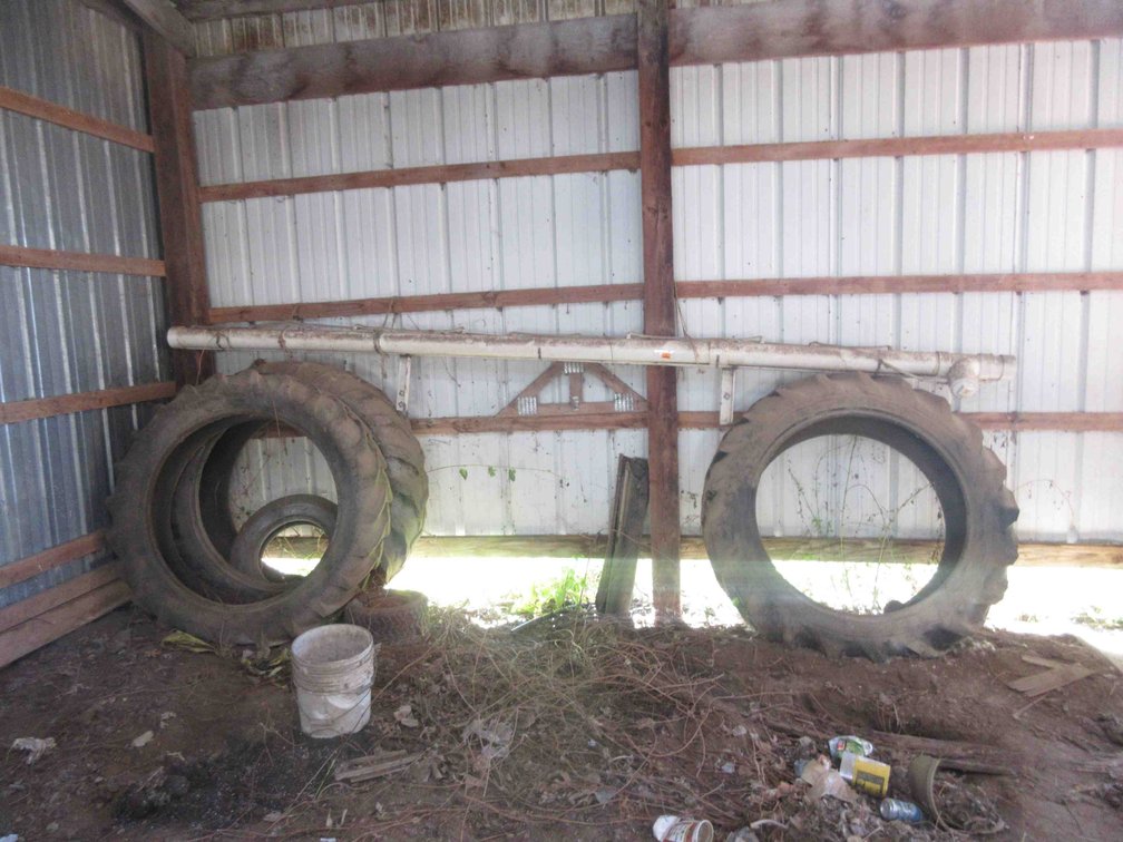 Group of tractor tires