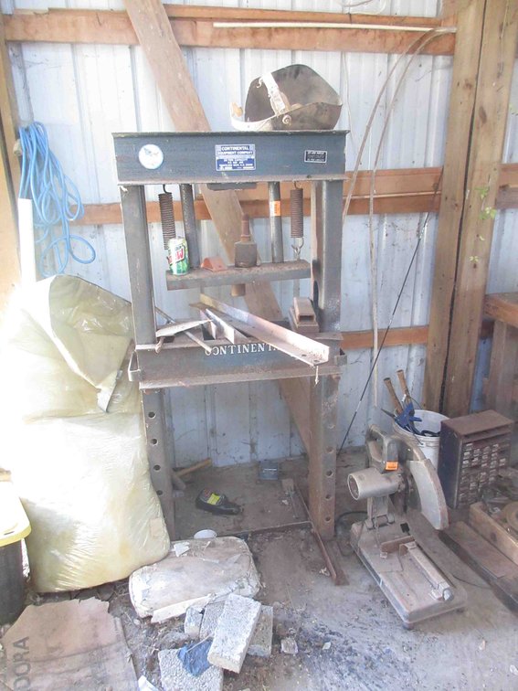 Continental 30-ton shop press