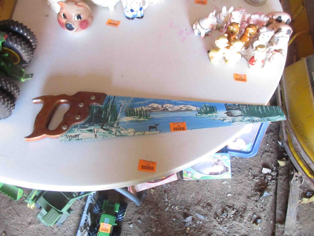 Aamodt painted hand saw