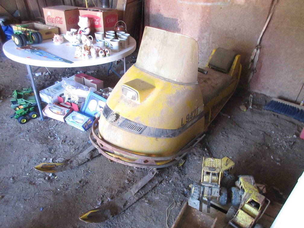 Ski-Doo Olympique 12/3 snowmobile (currently non-running)