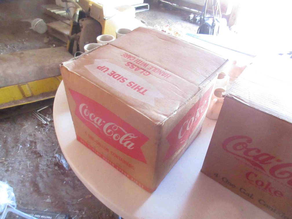 Coca Cola cardboard box