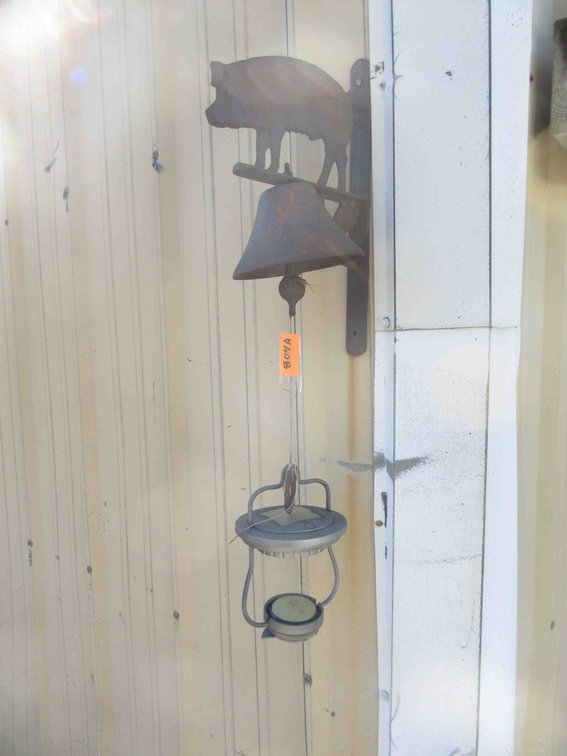 Cast iron pig bell