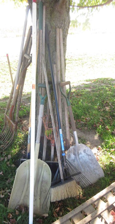 Group of yard tools