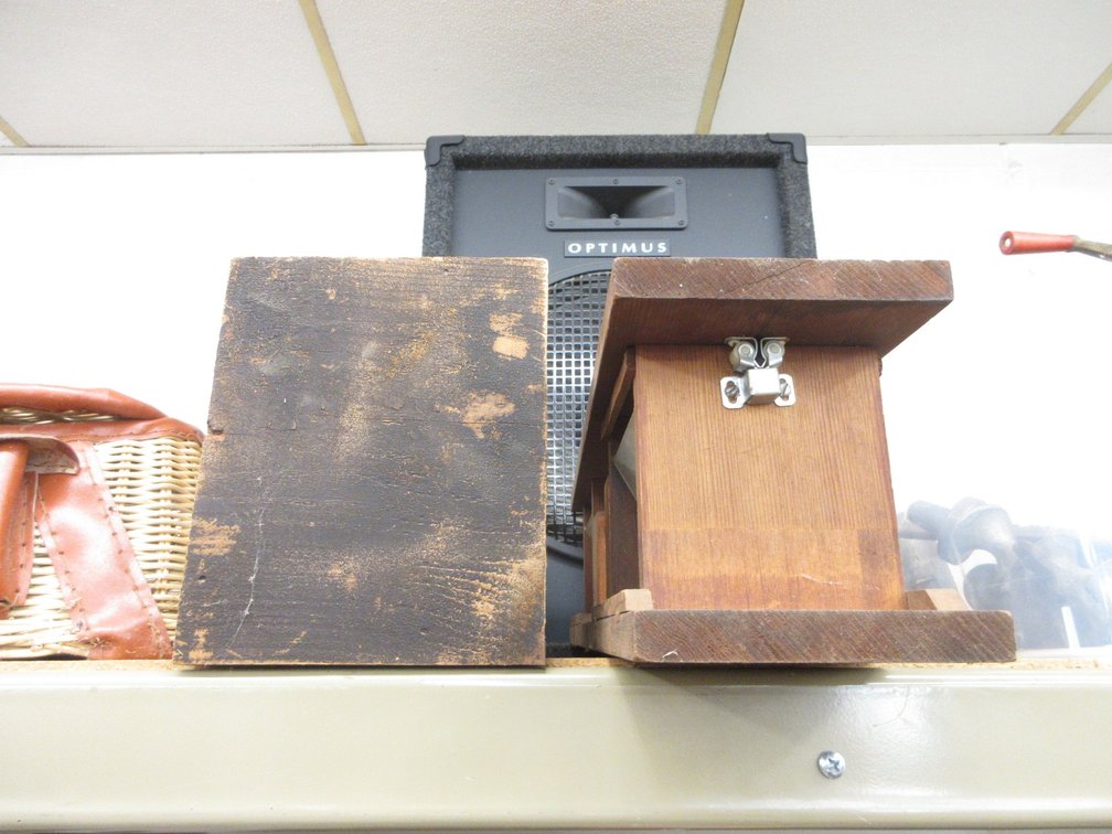 Wood bird house group