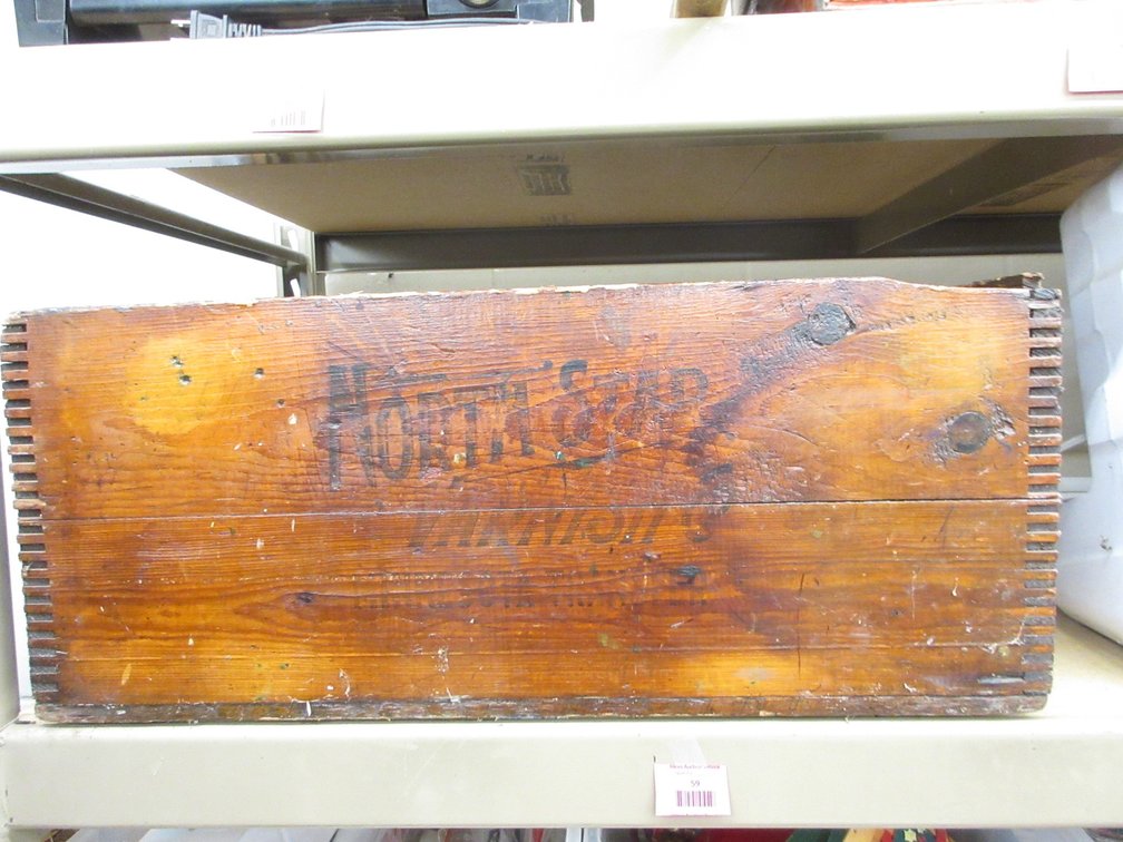 North Star Varnish wood crate