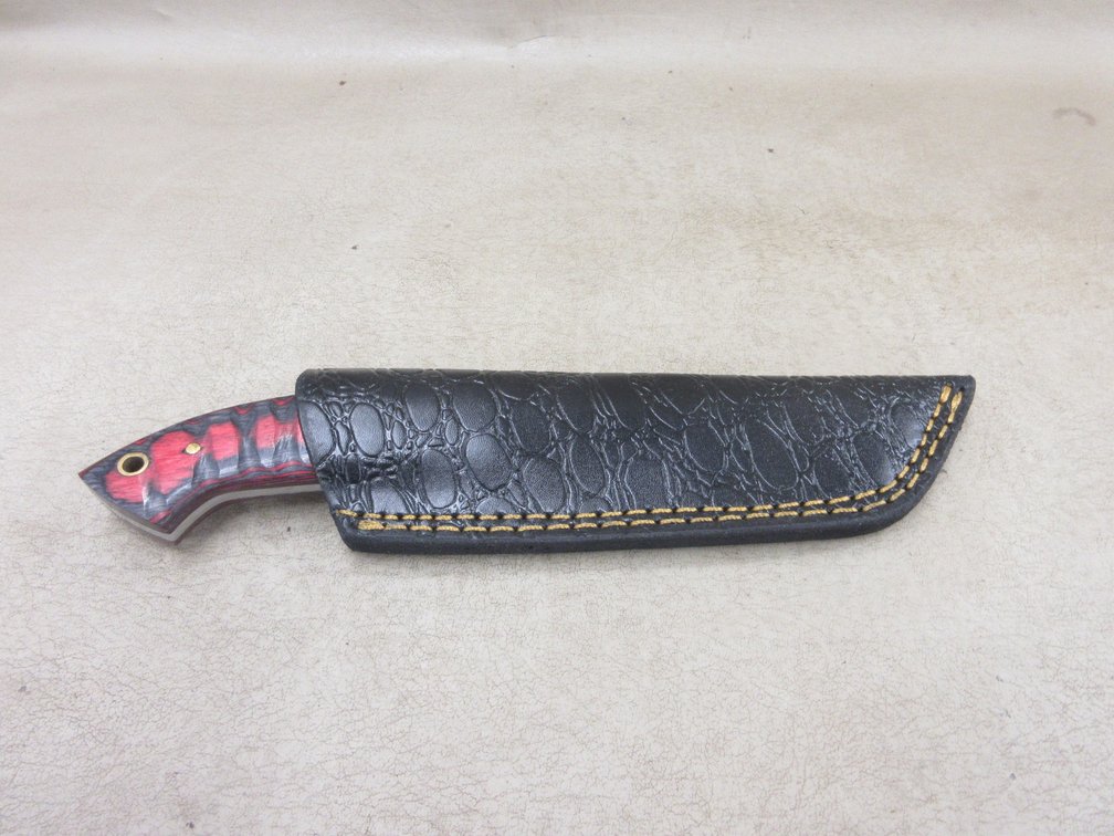 Custom-made Damascus knife