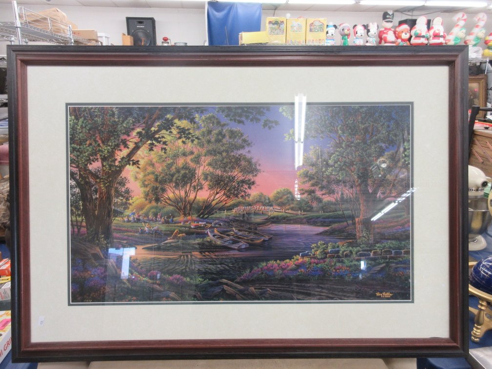 Framed Terry Redlin "Spring Morning" print