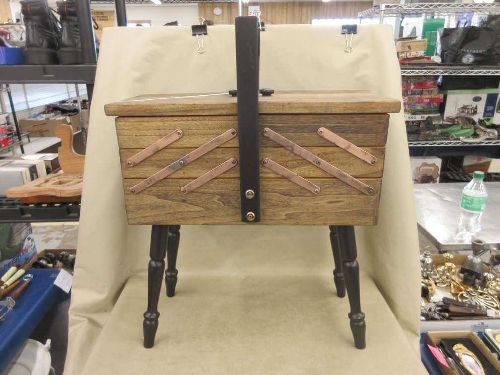 Vintage Accordion sewing box