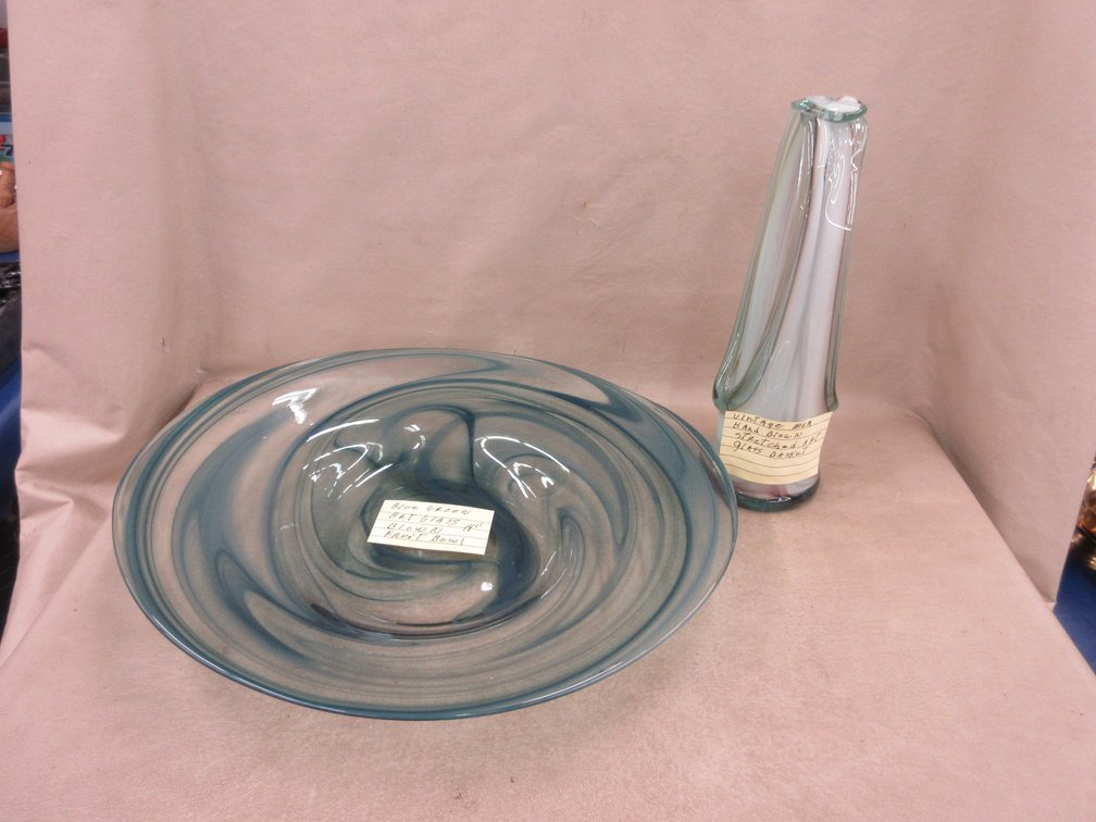 Mid-Century art glass group