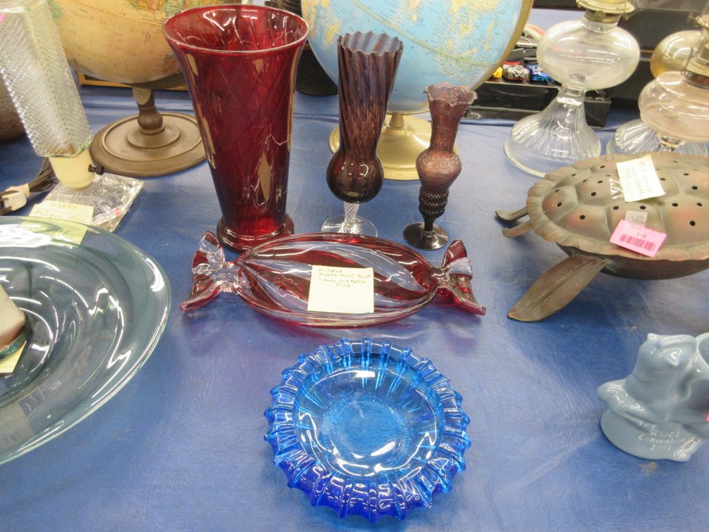 Colored glass group