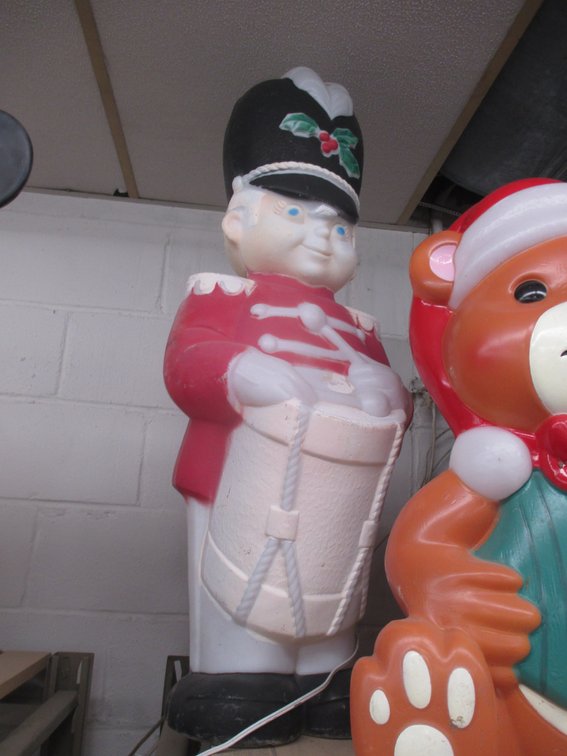Blow Mold lighted Soldier