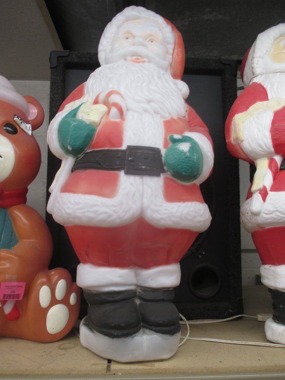 Blow Mold lighted Santa Claus