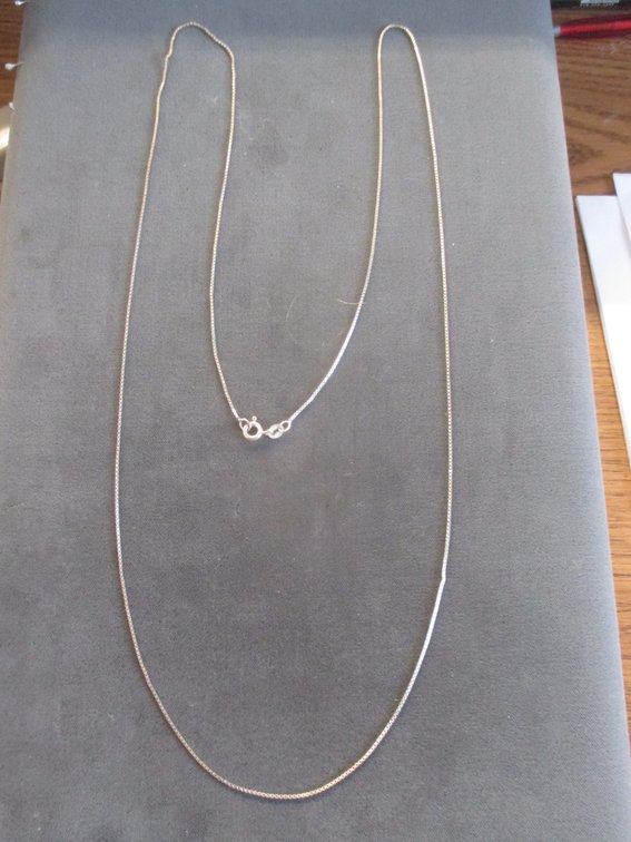Sterling Silver box chain necklace