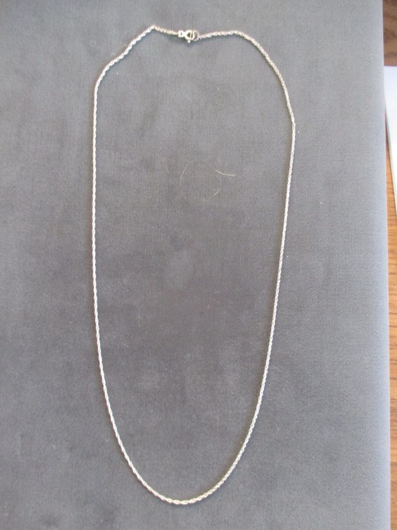 Sterling Silver rope necklace