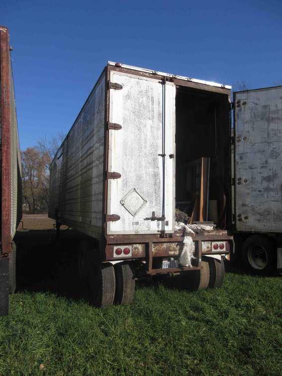 40ft Semi trailer with contents (no title)