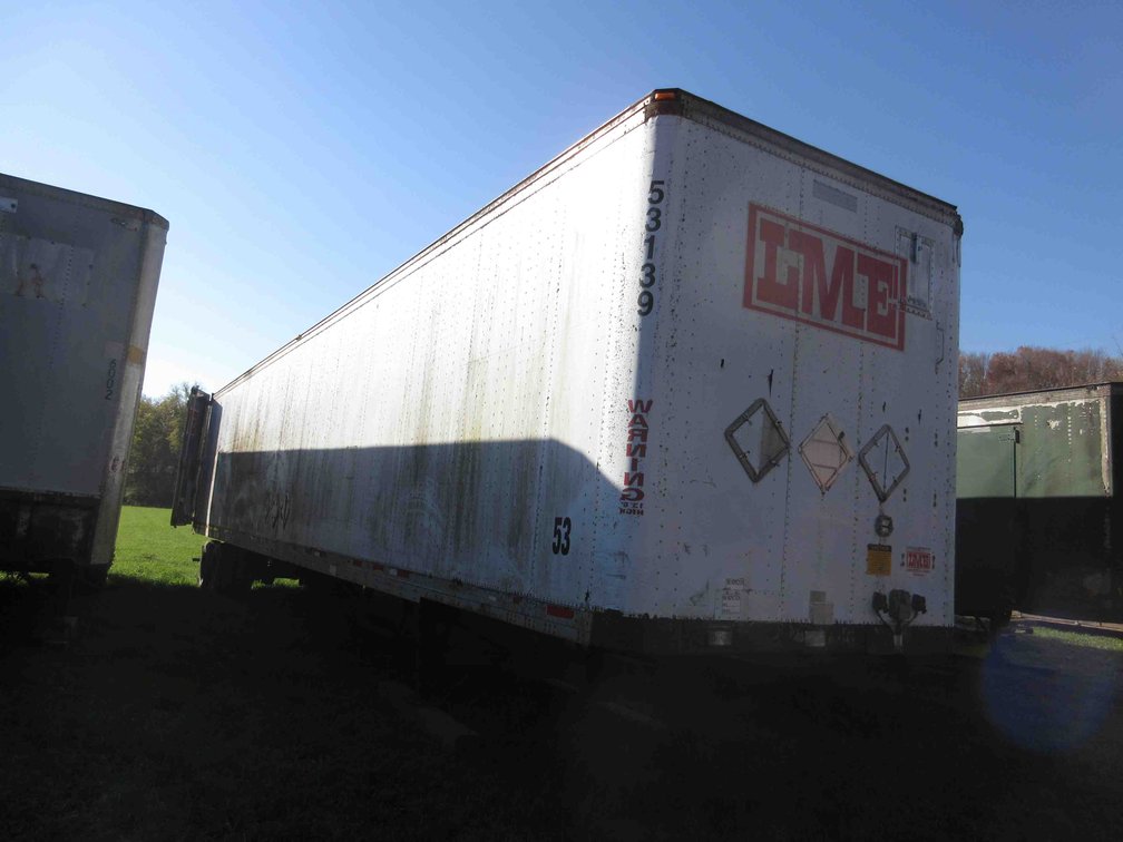 1995 Freuhauf 53ft semi trailer with contents (no title)