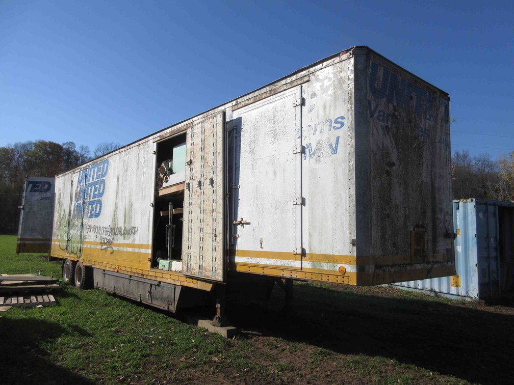 1981 Matlock United 45ft semi trailer with contents (no title)