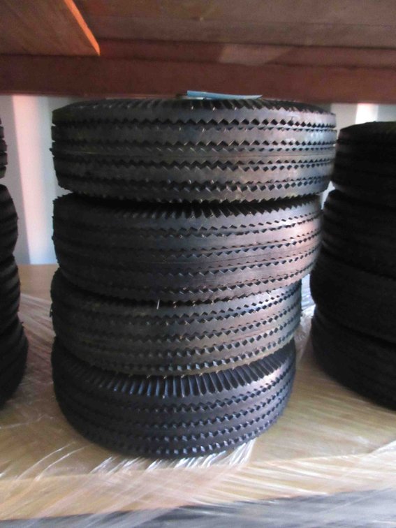 (4) New utility tires on rims