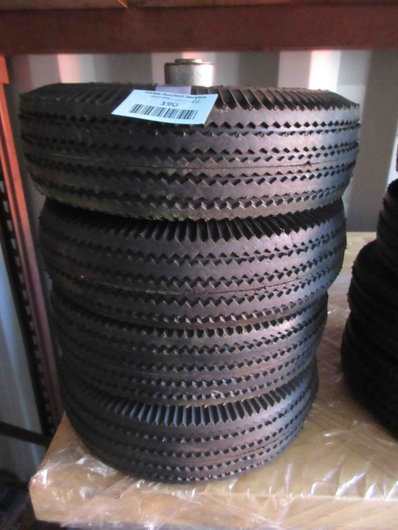 (4) New utility tires on rims