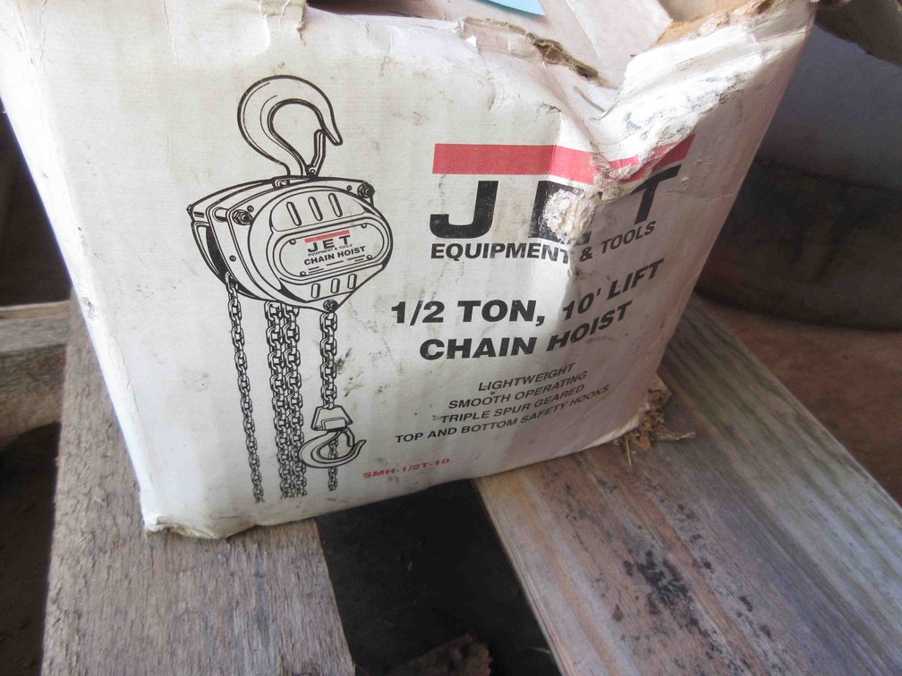 Jet 1/2-ton chain hoist