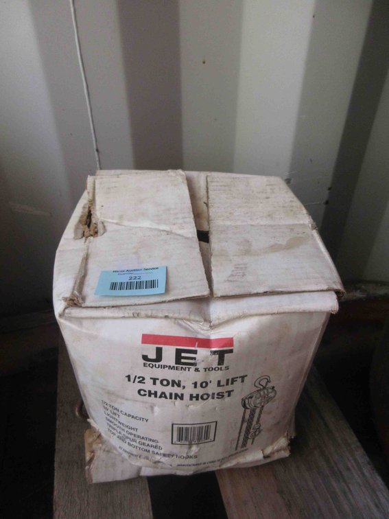 Jet 1/2-ton chain hoist