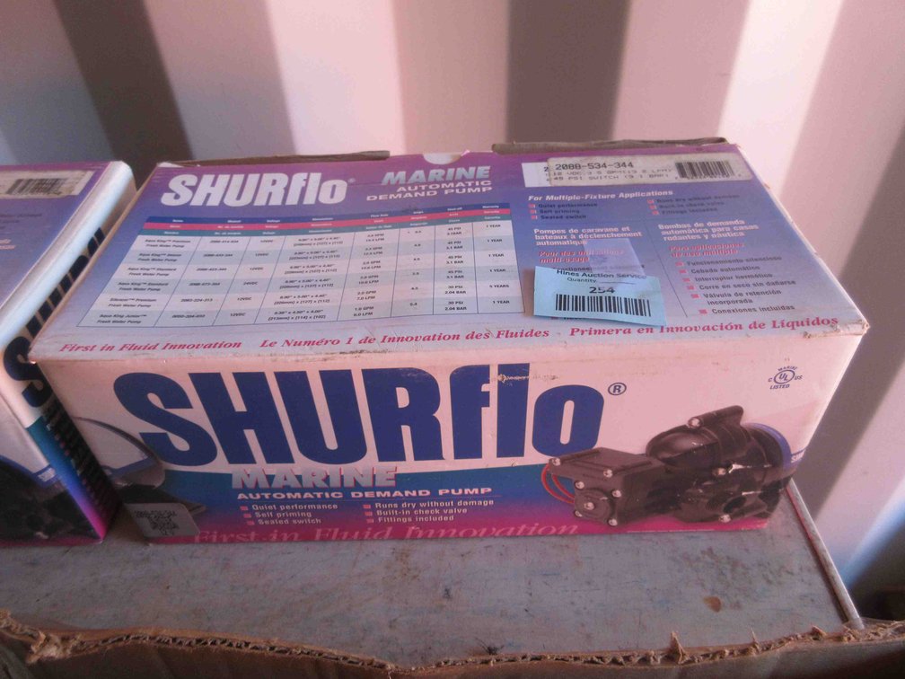 Shurflo marine automatic demand pump