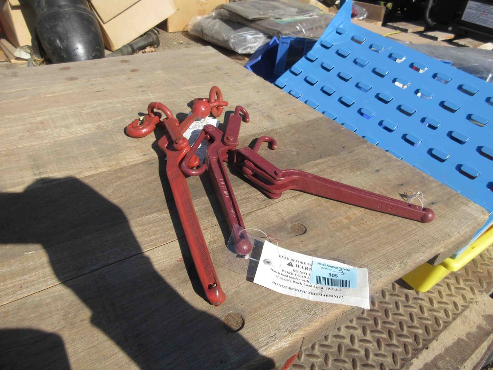 (3) Light duty chain binders