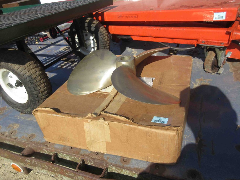 Large brass prop
