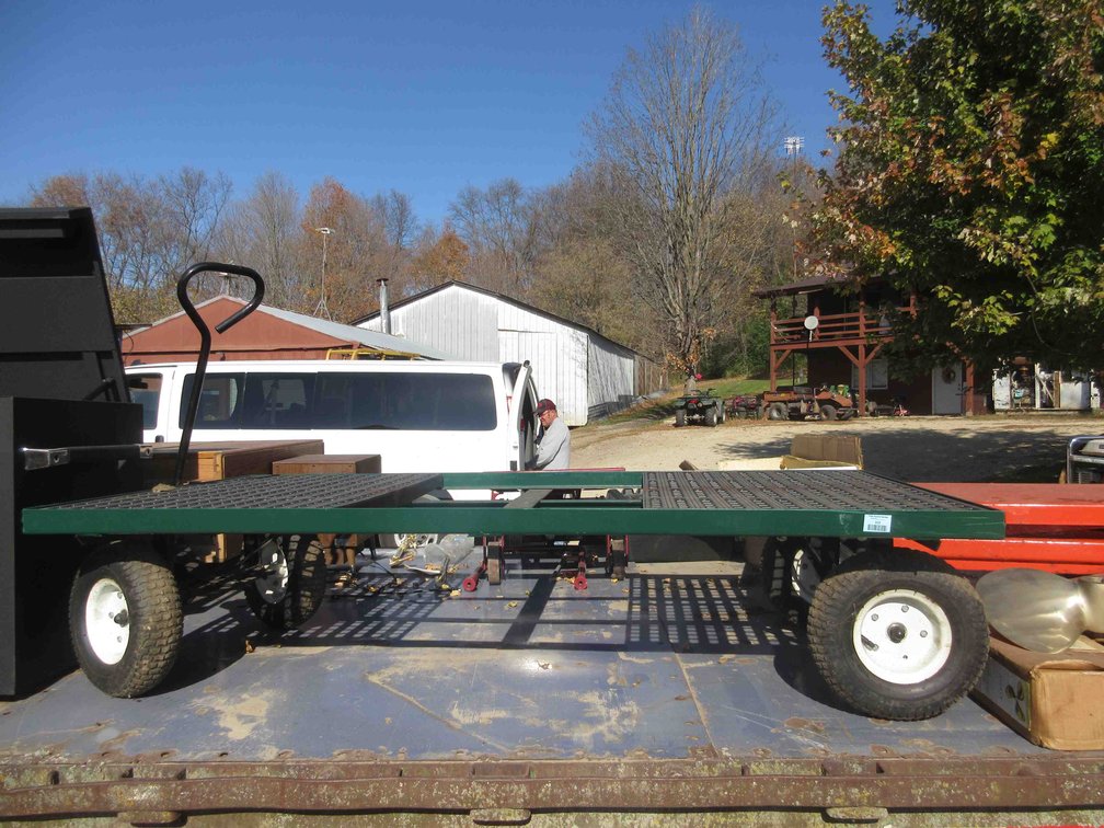 4-Wheel yard cart