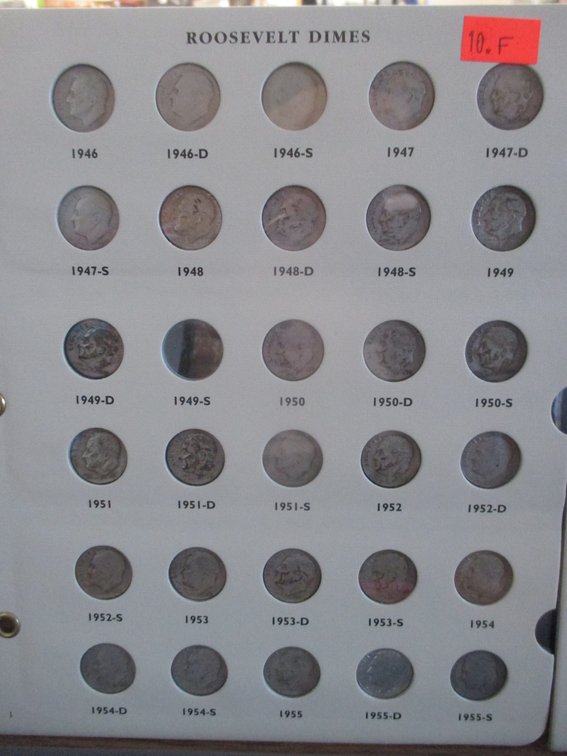 (29) Silver Roosevelt dimes