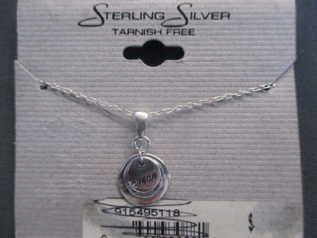 Sterling silver pendant necklace