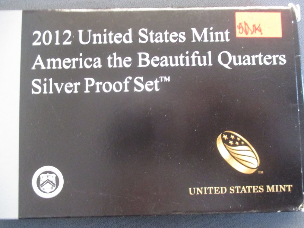 2012-S US Silver America the Beautiful silver proof set