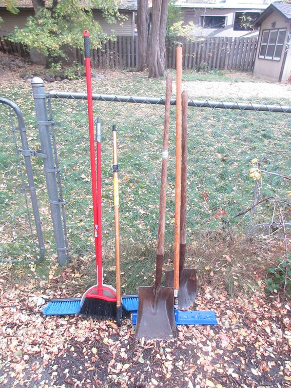 Group of yard tools