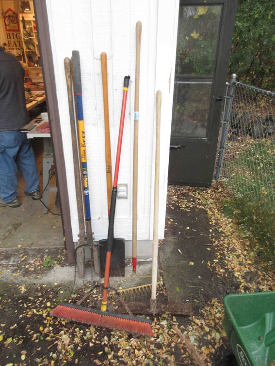 Group of yard tools