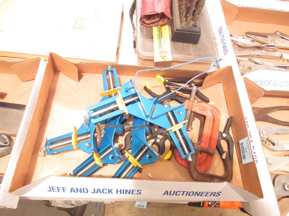Flat of clamps