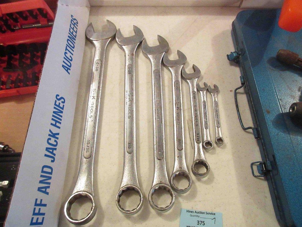 (7) S-K SAE wrenches