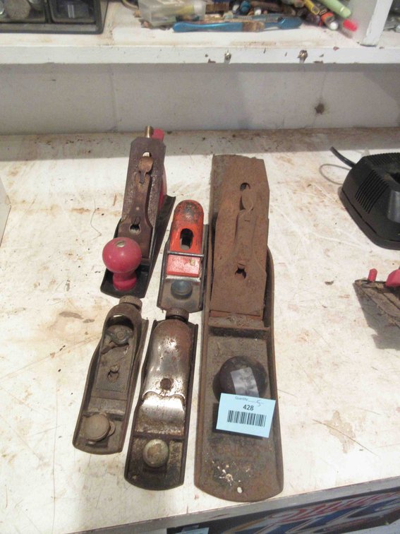 (5) Steel hand planes