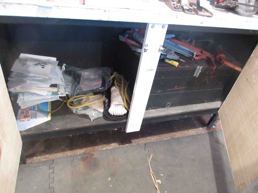 Contents of cabinet