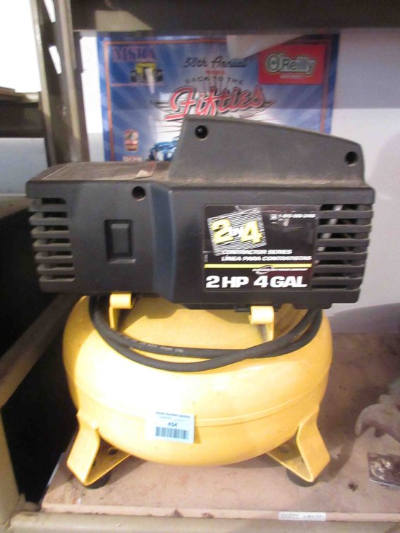 2 by 4 Contractor Series pancake air compressor