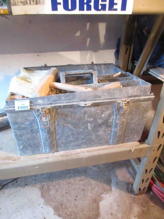 20" Plastic tool box with contents