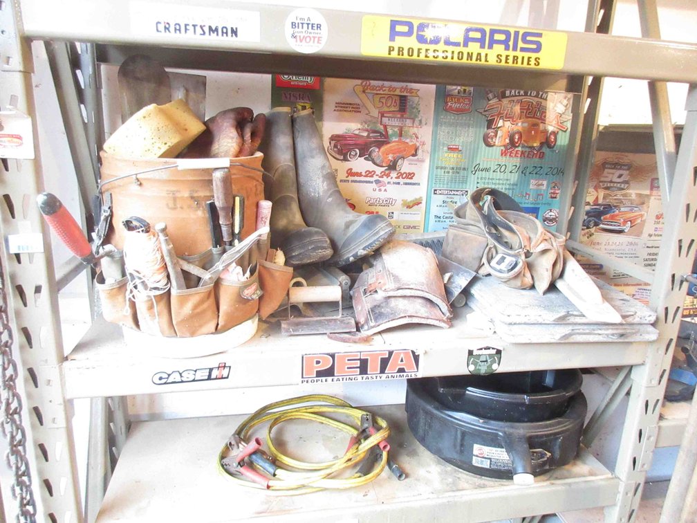 Contents of (2) shelves