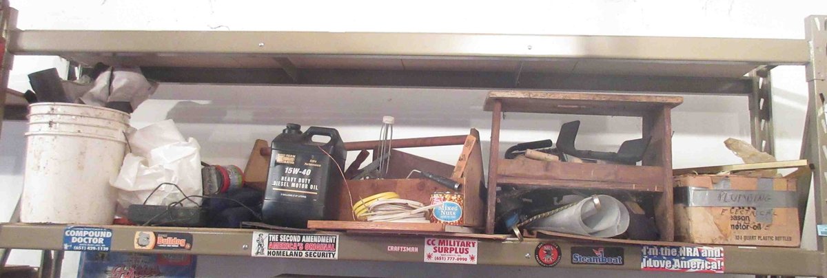 Group on shelf